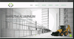Desktop Screenshot of maruthialuminium.com